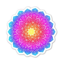 Load image into Gallery viewer, Holographic Holi Mandala Sticker