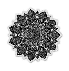 Zen Mandala Transparent Sticker