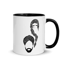 Load image into Gallery viewer, Desi Girl and Guy Ceramic Mug with Color Inside