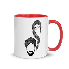 Load image into Gallery viewer, Desi Girl and Guy Ceramic Mug with Color Inside