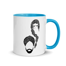 Load image into Gallery viewer, Desi Girl and Guy Ceramic Mug with Color Inside