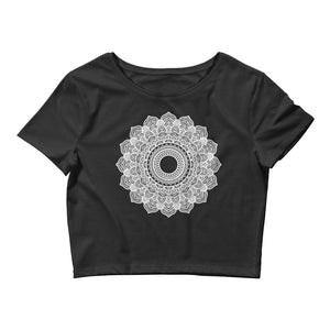 Shanti Mandala Crop Tee