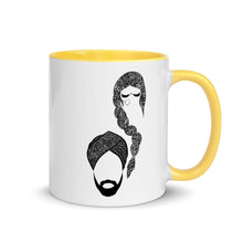 Load image into Gallery viewer, Desi Girl and Guy Ceramic Mug with Color Inside