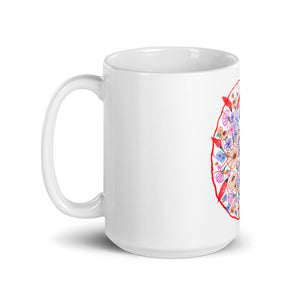 Anatomic Brain White glossy mug